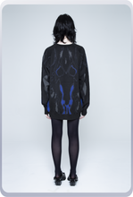 画像をギャラリービューアに読み込む, "Bionic Aurora" ジャガードセーター / ブラック