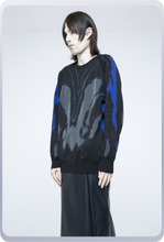 画像をギャラリービューアに読み込む, "Bionic Aurora" ジャガードセーター / ブラック