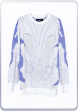 画像をギャラリービューアに読み込む, "Bionic Aurora" ジャガードセーター / ホワイト