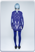 画像をギャラリービューアに読み込む, "Bionic Aurora" ジャガードセーター / ブルー
