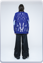 画像をギャラリービューアに読み込む, "Bionic Aurora" ジャガードセーター / ブルー
