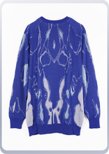 画像をギャラリービューアに読み込む, "Bionic Aurora" ジャガードセーター / ブルー