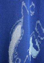 画像をギャラリービューアに読み込む, "Bionic Aurora" ジャガードセーター / ブルー