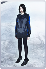 画像をギャラリービューアに読み込む, "Bionic Aurora" ジャガードセーター / ブラック