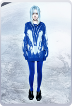 画像をギャラリービューアに読み込む, "Bionic Aurora" ジャガードセーター / ブルー