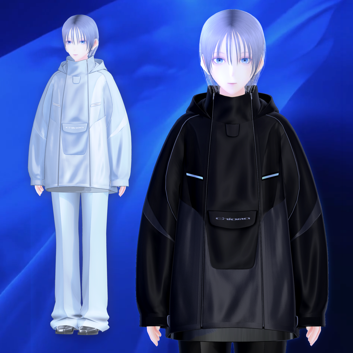 3Dmodel] Y2Kｱﾉﾗｯｸ :division model /2色ｾｯﾄ – chloma - official web