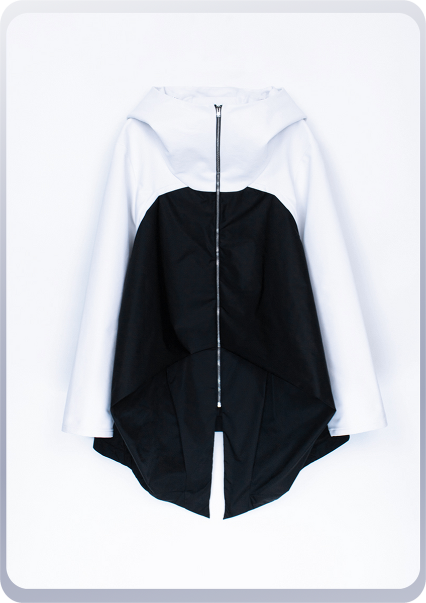 NFコンプレクスパーカー / ホワイト×ブラック – chloma - official web store NFコンプレクスパーカー / ホワイト×ブラック – chloma - official web store