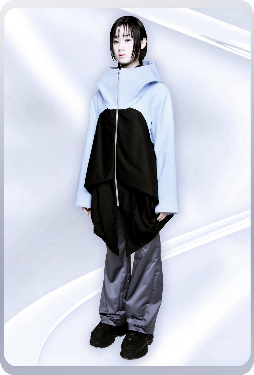 NFコンプレクスパーカー / アクア×ブラック – chloma - official web store