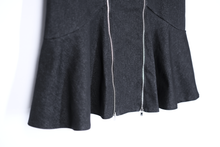 画像をギャラリービューアに読み込む, "パラレル" デニム ドレス / ブラック