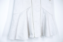 画像をギャラリービューアに読み込む, "パラレル" デニム ドレス / ホワイト