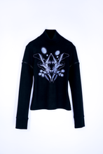 画像をギャラリービューアに読み込む, "MESSAGE"エンブロイダリー ハイネックT / ブラック