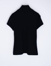 画像をギャラリービューアに読み込む, "MESSAGE"エンブロイダリー ハイネックT / ブラック