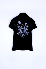 画像をギャラリービューアに読み込む, "MESSAGE"エンブロイダリー ハイネックT / ブラック