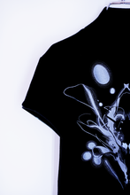 画像をギャラリービューアに読み込む, "MESSAGE"エンブロイダリー ハイネックT / ブラック