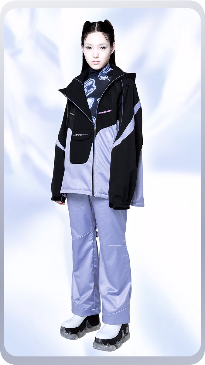 Y2Kアノラック :divisionモデル / ブラック×リキッドパープル – chloma Y2Kアノラック :divisionモデル / ブラック×リキッドパープル – chloma