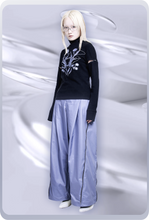 画像をギャラリービューアに読み込む, "MESSAGE"エンブロイダリー ハイネックT / ブラック