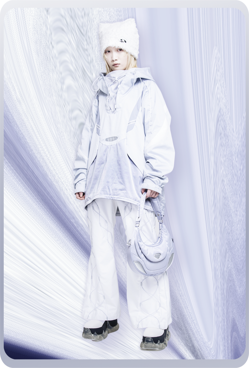 Y2Kｱﾉﾗｯｸ:cord model / ﾗｲﾄｸﾞﾚｰ×ｱｸｱｼﾙﾊﾞｰ – chloma - official web store