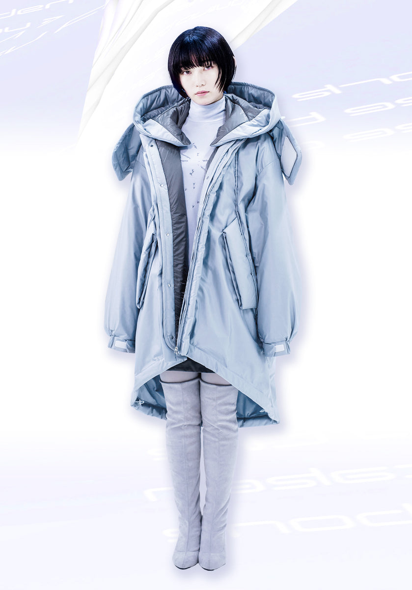 再販] SHELTER COAT / silver – chloma - official web store