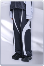 画像をギャラリービューアに読み込む, uni-foam イージーパンツ / スレートブラック×アクアシルバー