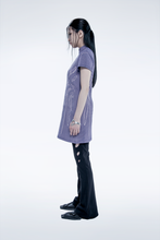画像をギャラリービューアに読み込む, [先行受注 前金100%] Bionic Synapse Jacquard Knit Dress / neural bloom (navy×pink)