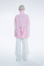 画像をギャラリービューアに読み込む, [先行受注 前金100%] Bionic Aurora High Neck Sweater / inner pulse (pink)