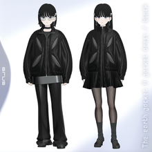 画像をギャラリービューアに読み込む, [3Dmodel]The Earth Jacket &amp; Jacket dress/ luster black