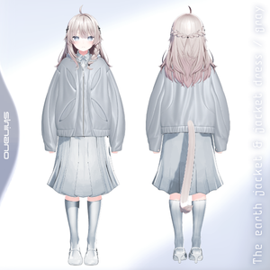 [3Dmodel]The Earth Jacket ＆ Jacket dress / gray