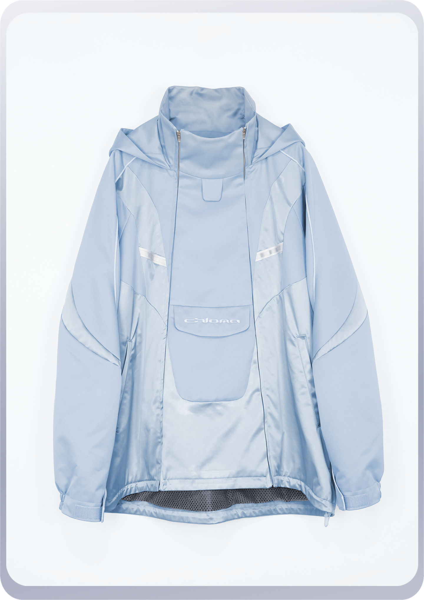 chloma Y2Kアノラックパーカー Y2Kアノラック :division model /セルリアン – chloma - official web store