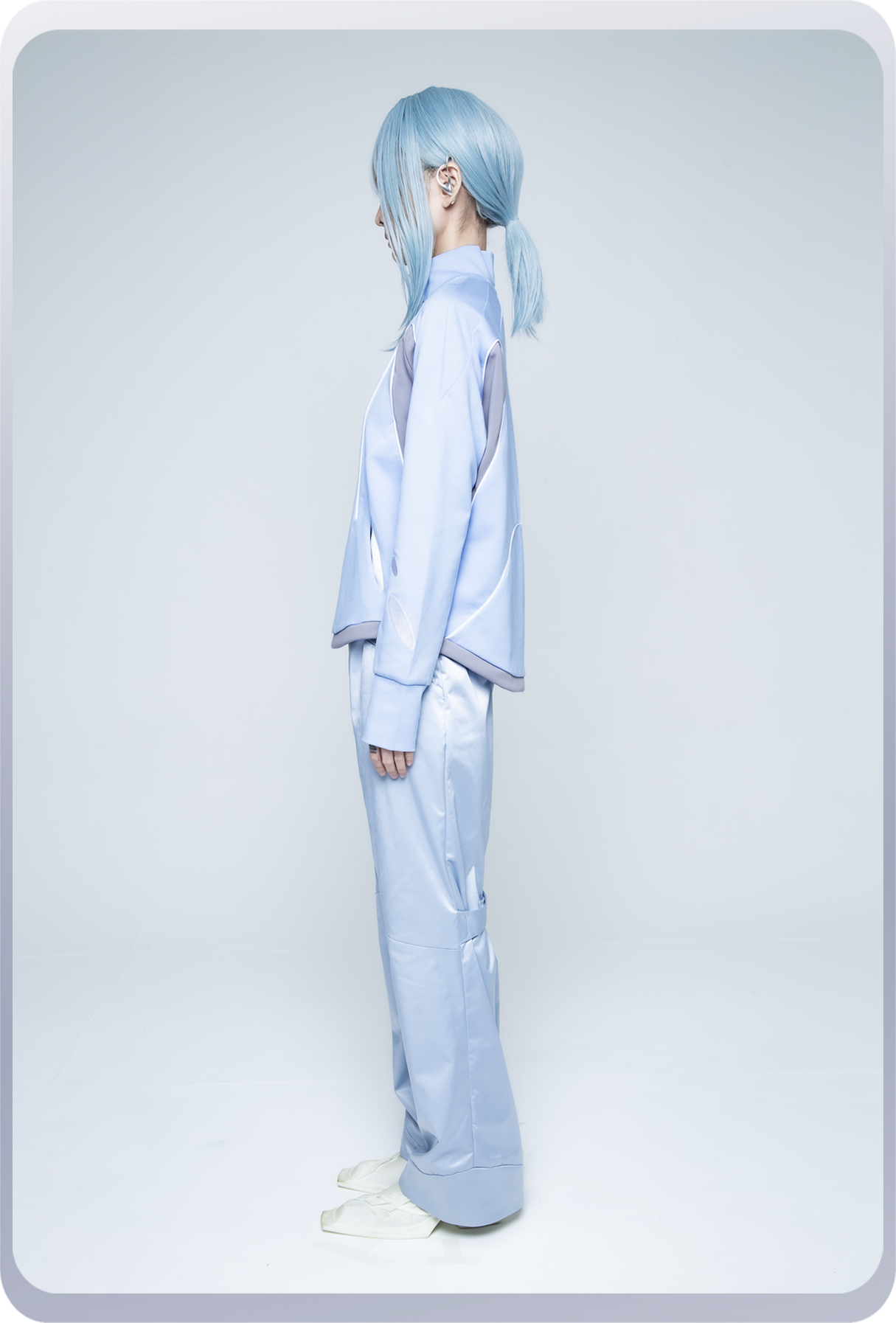 コクピットジャージ / アクアブルー – chloma - official web store コクピットジャージ / アクアブルー – chloma - official web store