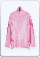 画像をギャラリービューアに読み込む, [先行受注 前金30%] Bionic Aurora High Neck Sweater / inner pulse (pink)