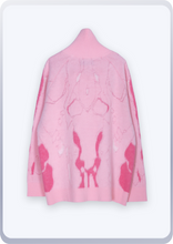 画像をギャラリービューアに読み込む, [先行受注 前金30%] Bionic Aurora High Neck Sweater / inner pulse (pink)