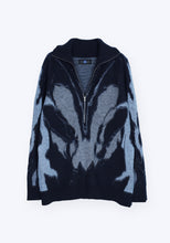 画像をギャラリービューアに読み込む, [先行受注 前金100%] Bionic Aurora High Neck Sweater / night current (navy)