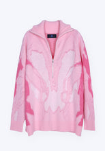 画像をギャラリービューアに読み込む, [先行受注 前金100%] Bionic Aurora High Neck Sweater / inner pulse (pink)