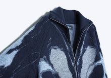 画像をギャラリービューアに読み込む, [先行受注 前金30%] Bionic Aurora High Neck Sweater / night current (navy)