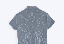 画像をギャラリービューアに読み込む, [先行受注 前金30%] Bionic Synapse Jacquard Knit Dress / silver mist (gray×white)