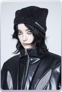 リフレクファーリーキャップ / ダークグレー – chloma - official web store リフレクファーリーキャップ / ダークグレー – chloma - official web store