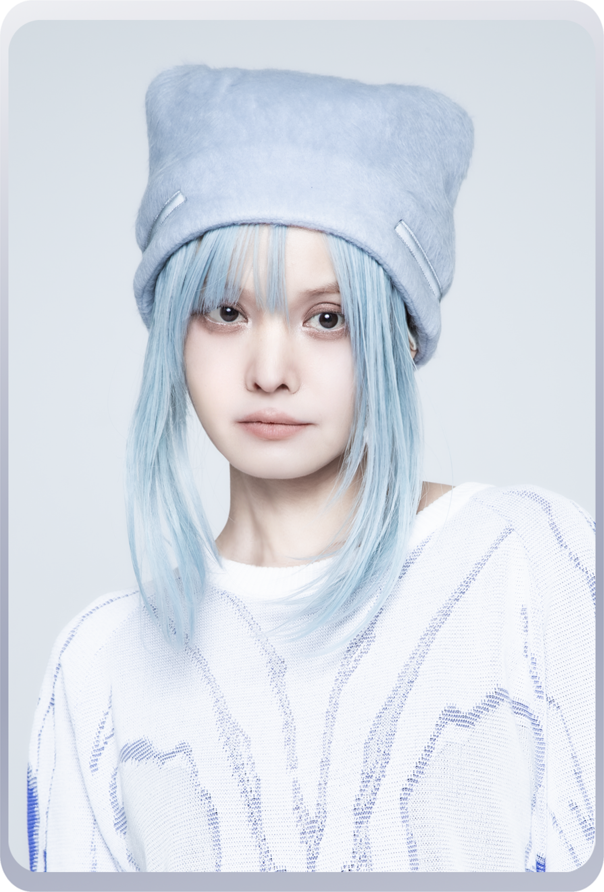 リフレクファーリーキャップ / カームブルー – chloma - official web store リフレクファーリーキャップ / カームブルー – chloma - official web store