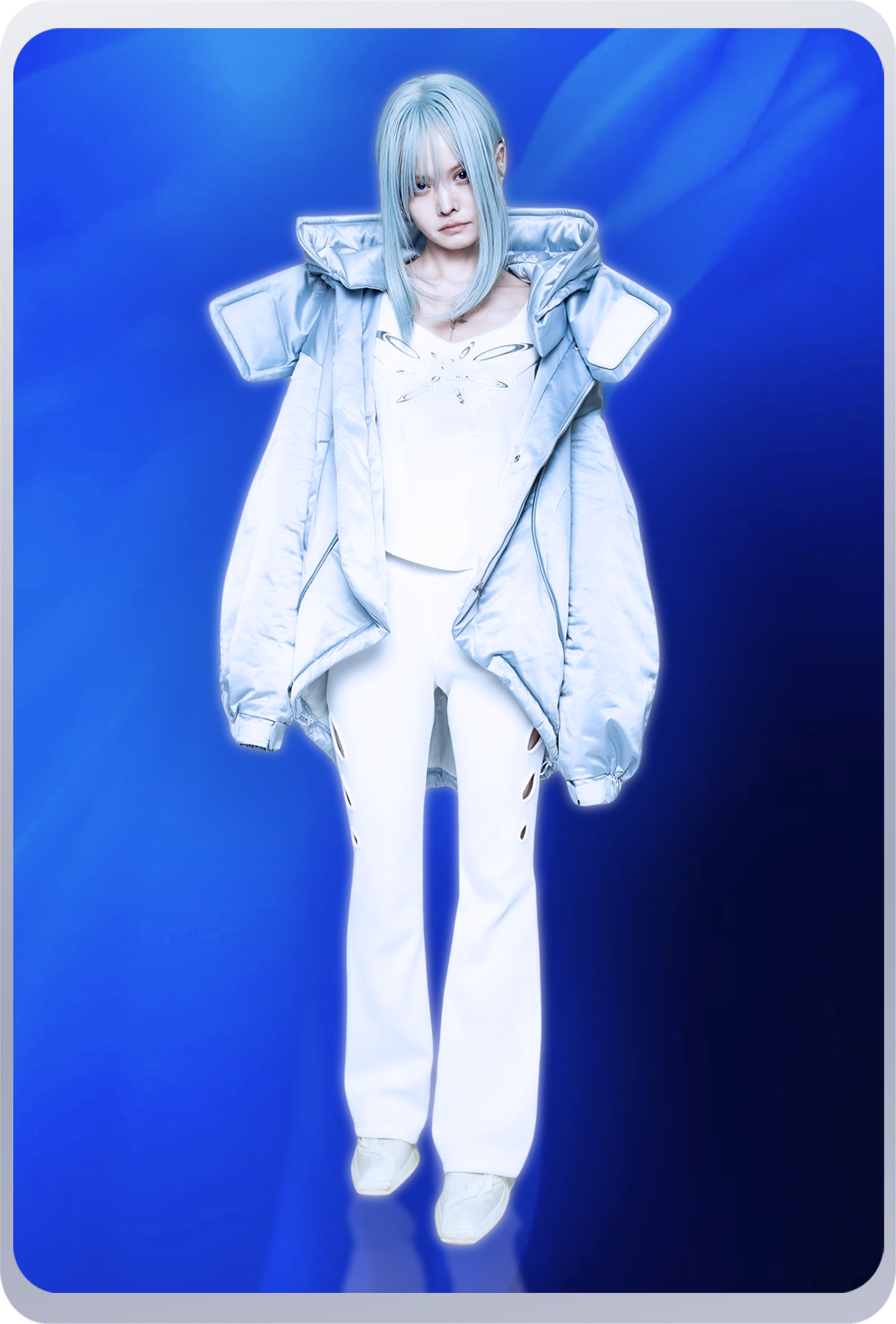 chloma シェルターコート　ホワイト　ロング Shelter Coat – chloma - official web store