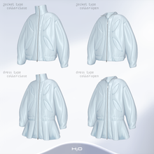 画像をギャラリービューアに読み込む, [3Dmodel]The Earth Jacket &amp; Jacket dress / H₂O
