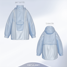 画像をギャラリービューアに読み込む, [3Dmodel]Y2K Anorak :division model / cerulean