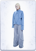 画像をギャラリービューアに読み込む, [先行受注 前金30%] Cell Form Sweater / blue matrix (sax)