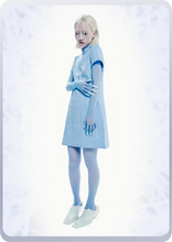 画像をギャラリービューアに読み込む, [先行受注 前金100%] Bionic Synapse Jacquard Knit Dress / clinical signal (lightblue×white)