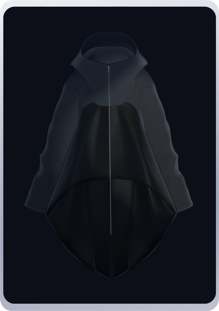 3Dmodel] NF COMPLEX PARKA / dobby black – chloma - official web store