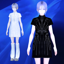 画像をギャラリービューアに読み込む, [3Dmodel]&quot;Bionic Synapse&quot;ｼﾞｬｶﾞｰﾄﾞﾆｯﾄﾄﾞﾚｽ /2色ｾｯﾄ