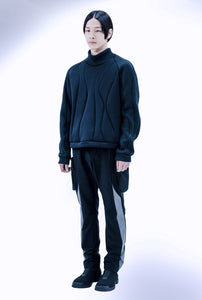 CPP PULLOVER "water" / black