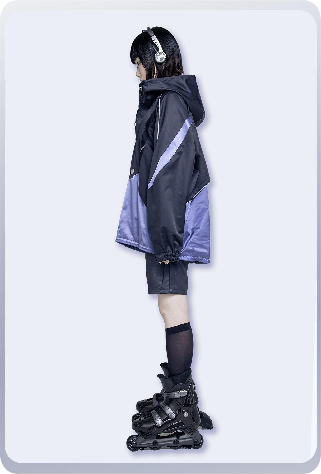 Y2Kアノラック:cord model / スレートブラック×ベリーペリ – chloma - official Y2Kアノラック:cord model / スレートブラック×ベリーペリ – chloma - official