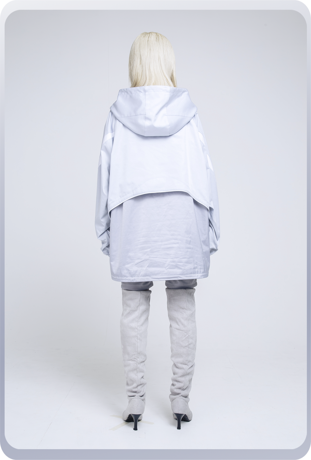 Y2Kアノラック:cord model / ライトグレー×アクアシルバー – chloma - official web store Y2Kアノラック:cord model / ライトグレー×アクアシルバー – chloma - official web store