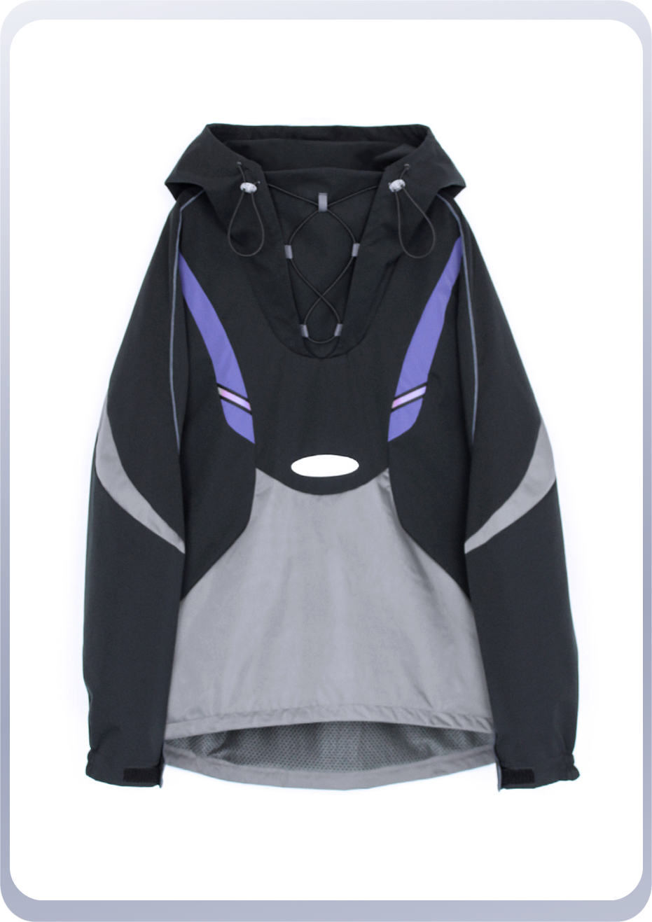 us製 ゴーグル付きジャケット ドローコード ギミック 短丈 Y2K 00s us us製 ゴーグル付きジャケット ドローコード ギミック 短丈 Y2K 00s us