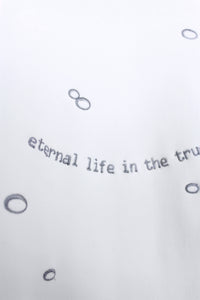 [先行受注 前金30%]"Eternal"ｴﾝﾌﾞﾛｲﾀﾞﾘｰ ﾊｲﾈｯｸT / ﾎﾜｲﾄ
