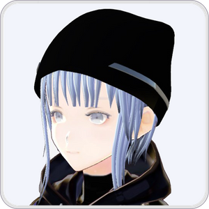 [AVATAR WEAR] REFLECT FURRY CAP / black